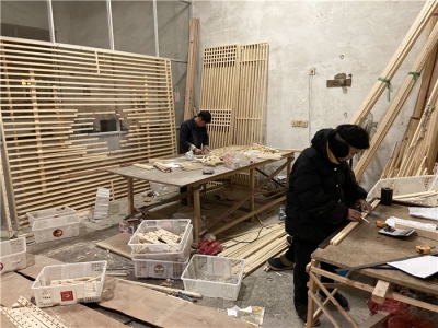 武汉木雕花格生产展示